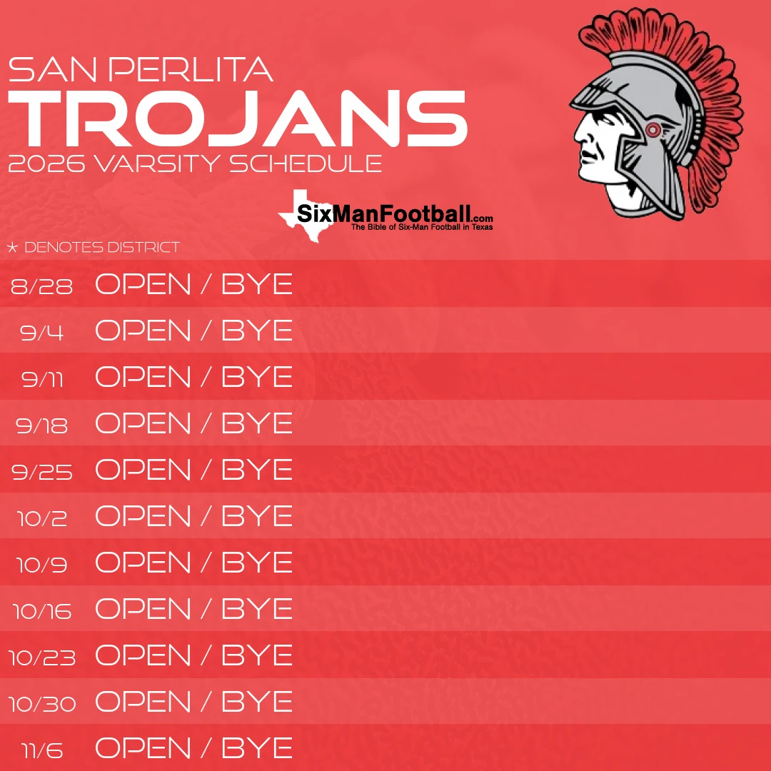 San Perlita Trojans 2026 football schedule
