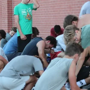 pray over the equipment