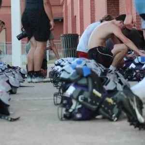 Austin Royals Praying over pads