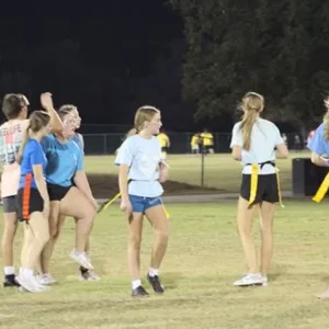 Blue team on the field!