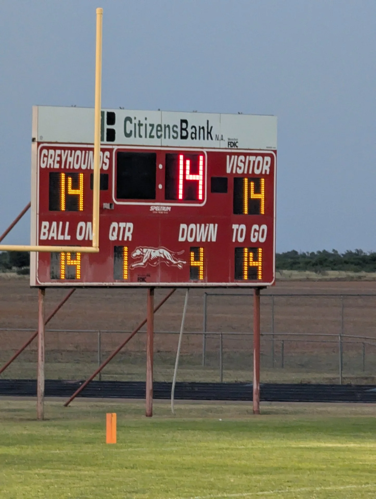 Just 1s and 4s on the Scoreboard